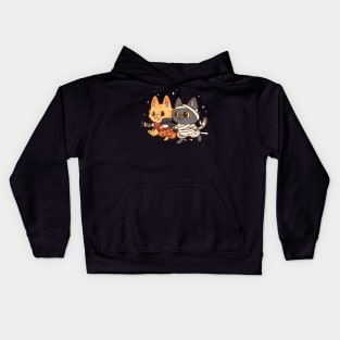 Trick or Treat Cats Kids Hoodie